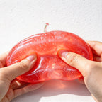 CouldNook Apple Squeeze Toy - Translucent Fruit Shape