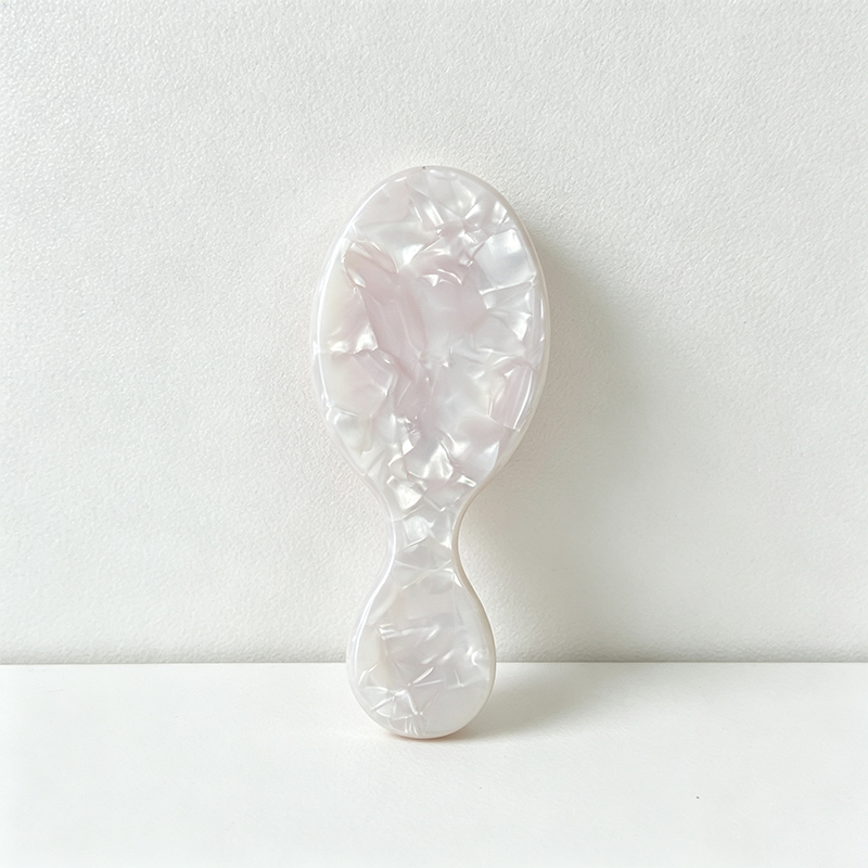 CouldNook Patterned Oval Hair Brush - Handheld Grip Profile