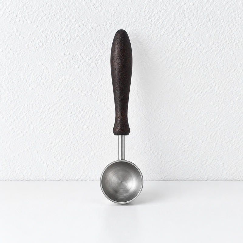 Measuring Scoop - Rounded Steel Bowl and Tapered Handle