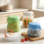 CouldNook Collapsible Food Storage Bucket - Carry Handle and Vented Lid