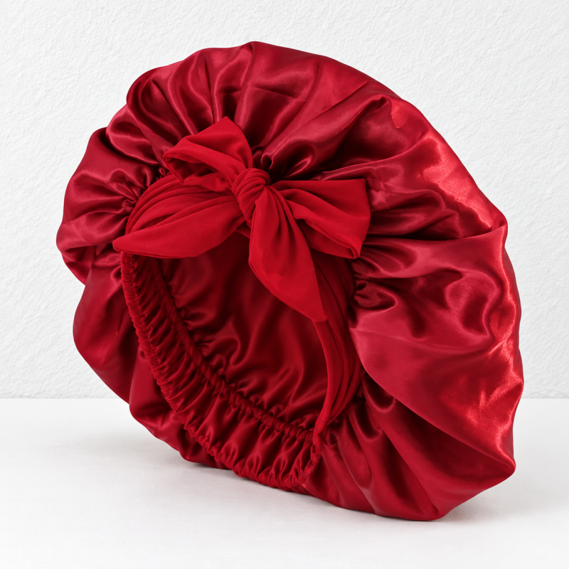 CouldNook Sleep Bonnet - Wide Band Bow Ties
