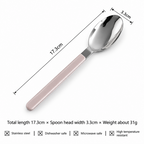 Swirl Handle Flatware - Slim Grips and Reflective Heads