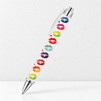 CouldNook Illustrated Ballpoint Pen - Clear Shell and Decorative Paper Insert
