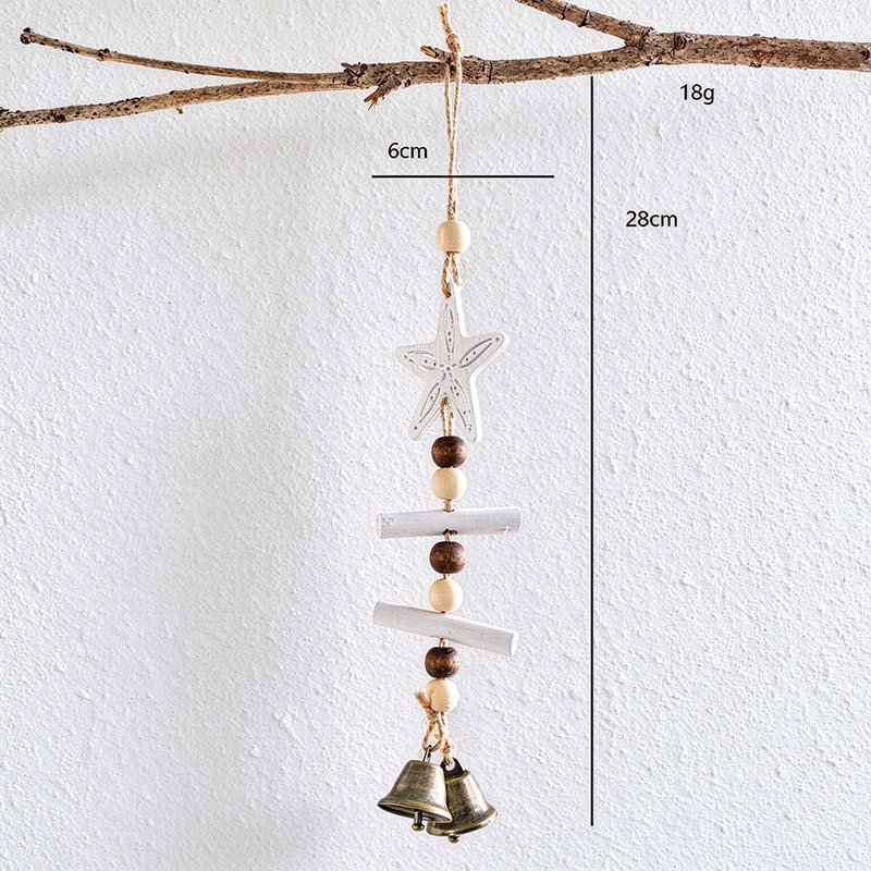 CouldNook Coastal Bell Hanging - Beads and Cutouts