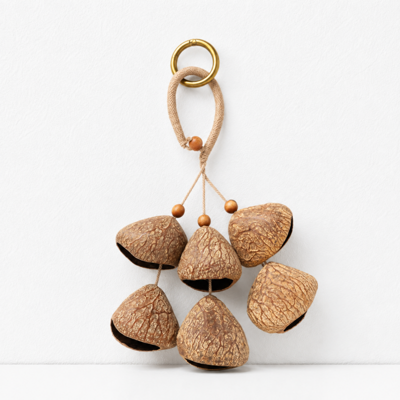 CouldNook Natural Seed Bag Charm - Boho Nut Pendant