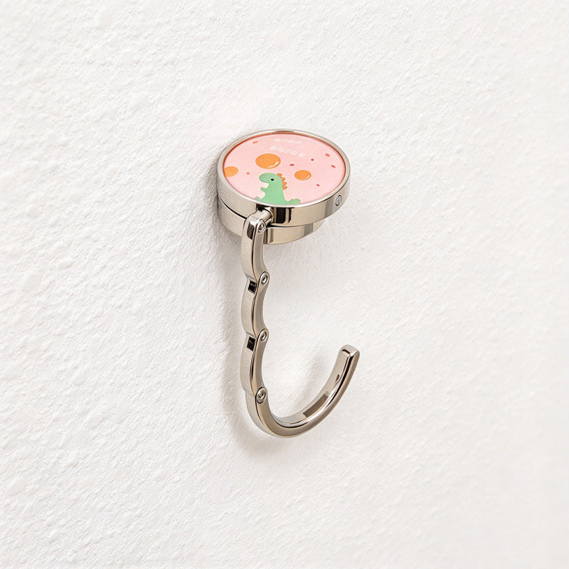 CouldNook Decorative Tabletop Bag Hook - Round Top and Curved Arm