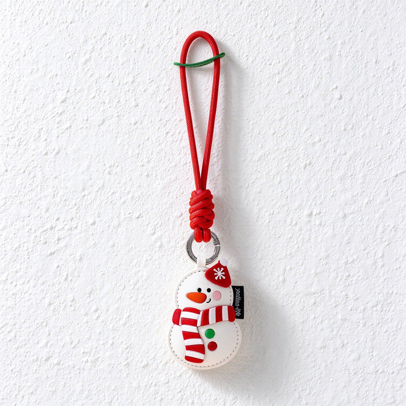 Christmas Character Keychains with Cord Loops and Gift Options