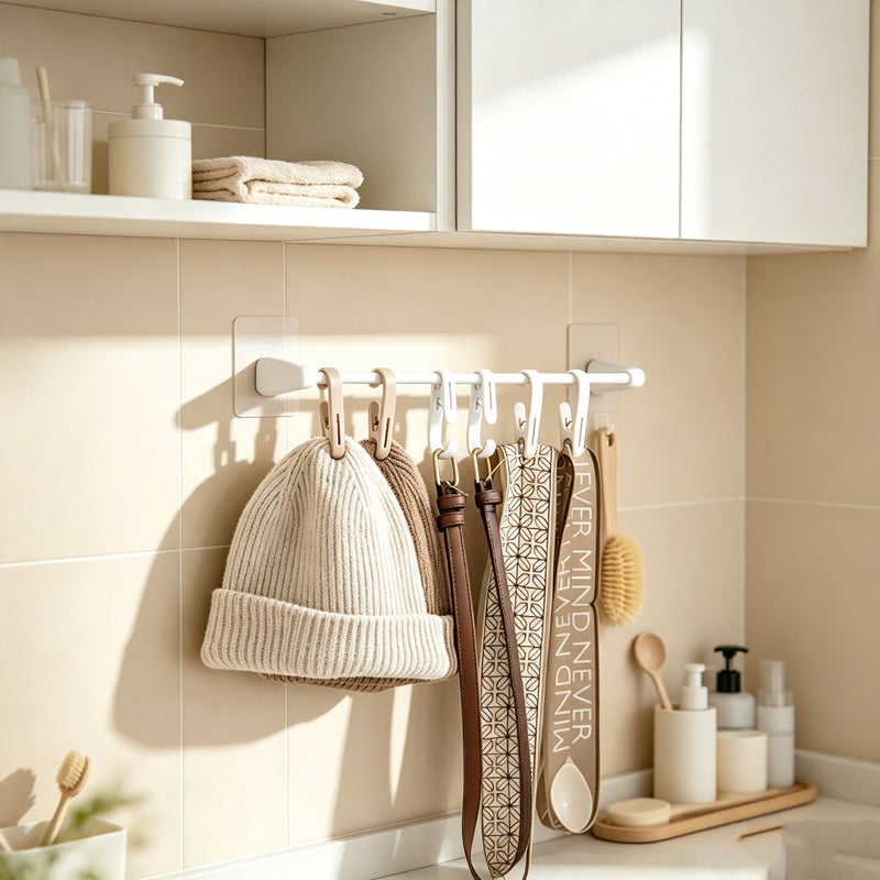 CloudNook Multi‑Purpose Hook Clips‑Plastic Hanging Fastener