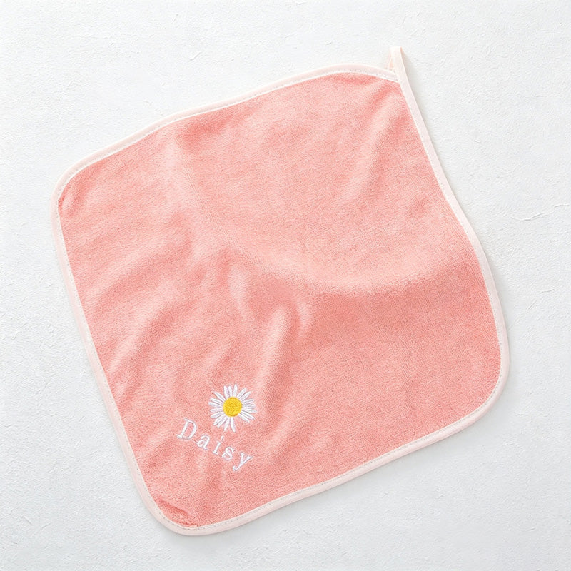 CouldNook Daisy Hand Towel - Soft Square Hanging Cloth