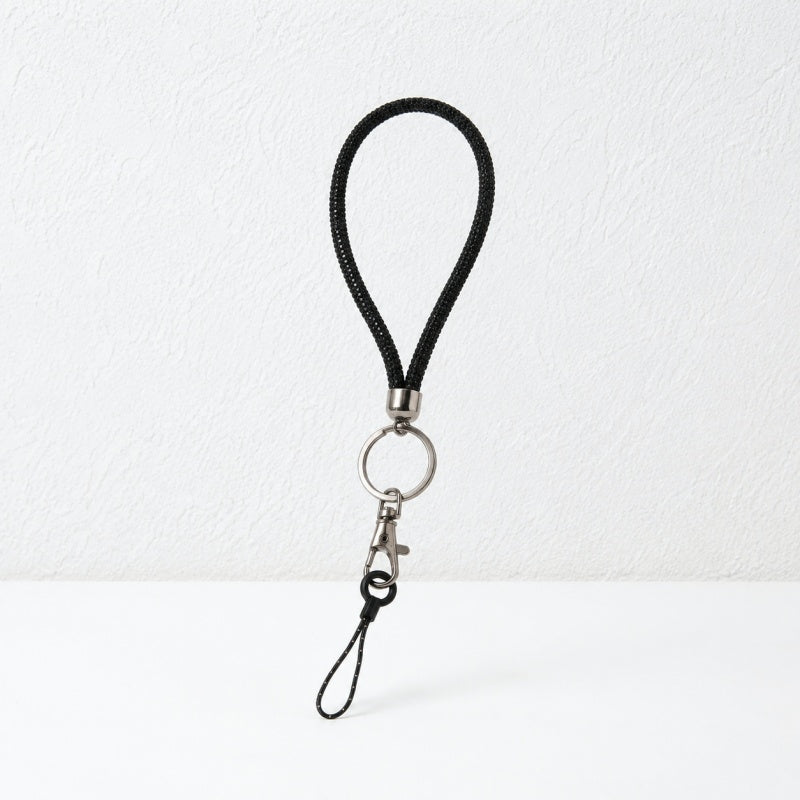 CouldNook Rhinestone Wrist Lanyard Strap - Keyring and Clasp