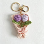 CouldNook Yarn Mini Flower Bouquet Keychain - Seven Bloom Designs