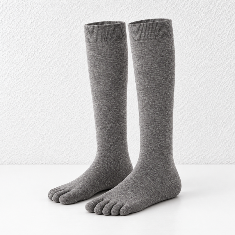CouldNook Split-Toe Socks - Plain Calf Length