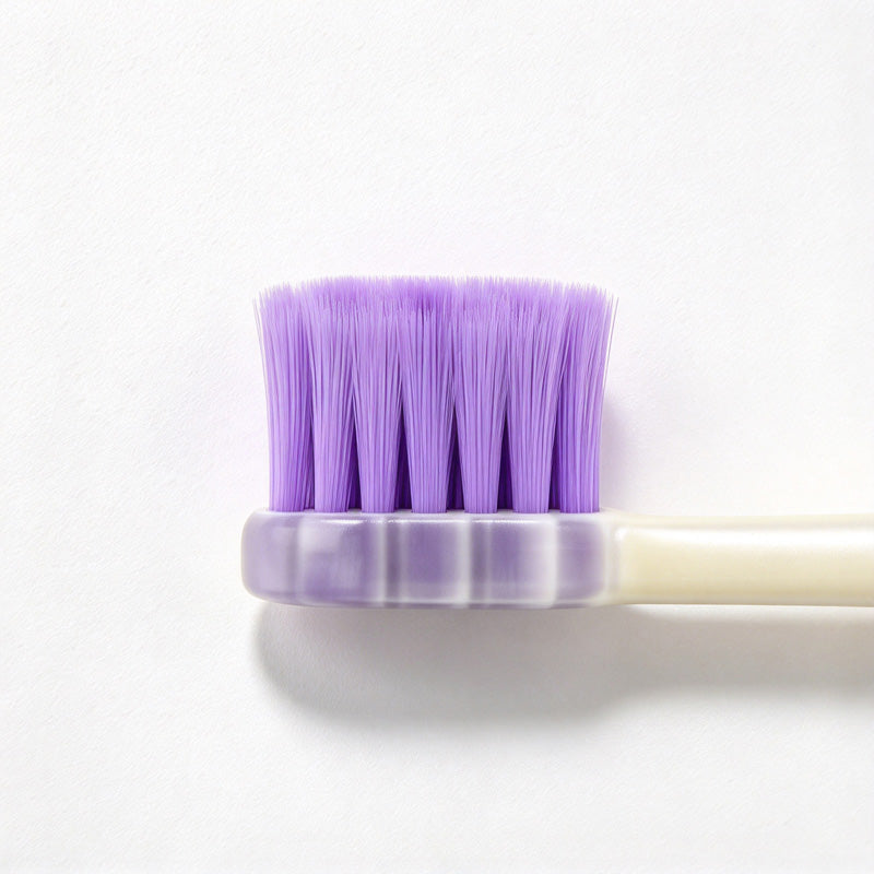 CouldNook Toothbrush - Translucent Handle And Wide Oval Bristle Head