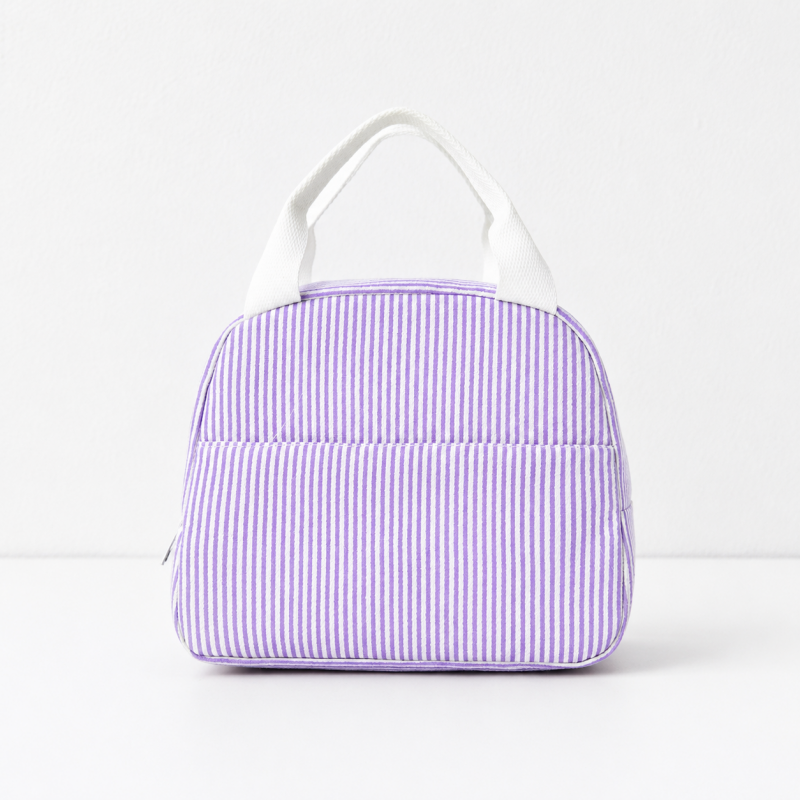 CouldNook Ribbed Lunch Bag - Rounded Top and Front Pocket