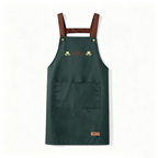 CloudNook Hello Pattern Apron‑Back‑Strap Kitchen Cooking Apron