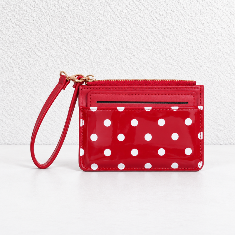 CouldNook Glossy Dot Card Holder - Sliding Insert
