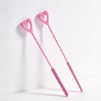 CouldNook Heart Straw Cleaning Brush - Twisted Shaft And Silicone Bristles