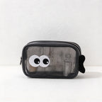 CouldNook Big Eye Toiletry Bag - See-Through Panels And Character Details
