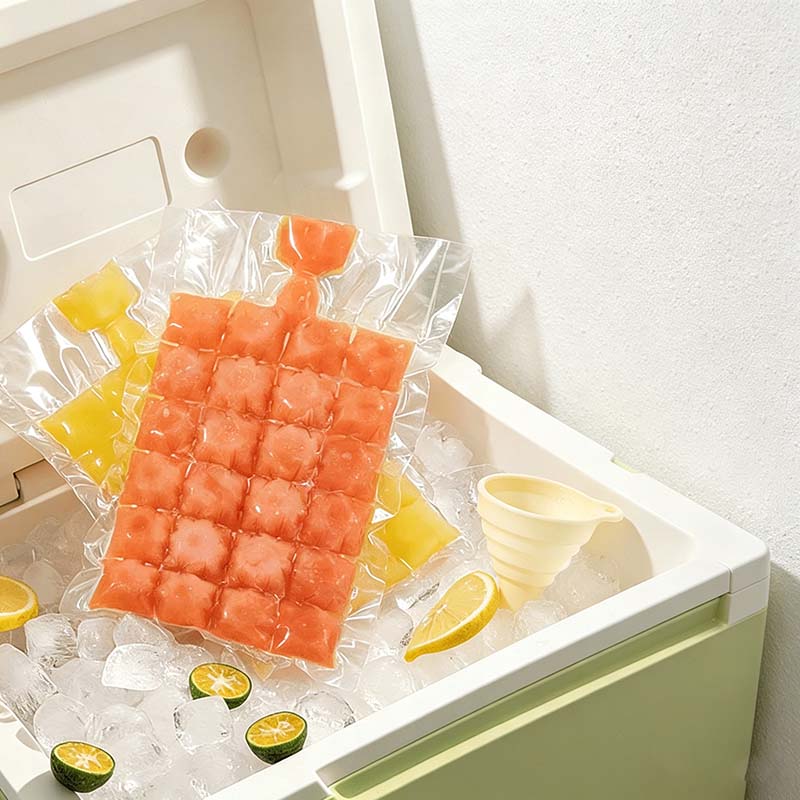 CouldNook Silicone Large Ice Mold - Covered Multi-Cube Tray
