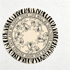 CouldNook Printed Round Coaster - Absorbent Pattern Size Choices