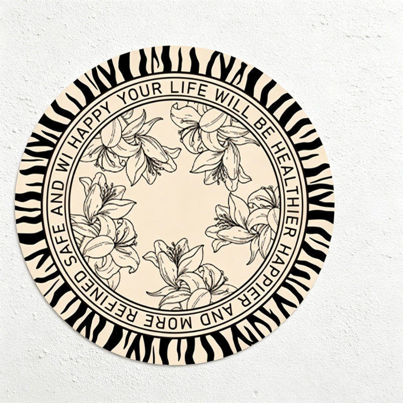 CouldNook Printed Round Coaster - Absorbent Pattern Size Choices