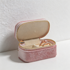 CouldNook Patterned Handle Travel Jewelry Case - Friendly Shelf Companion