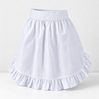 CouldNook Ruffled Waist Apron - Tie Back Designs