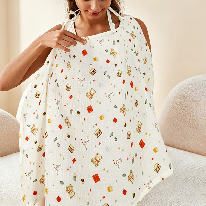 CouldNook Cotton Gauze Nursing Cover - Nine Soft Designs