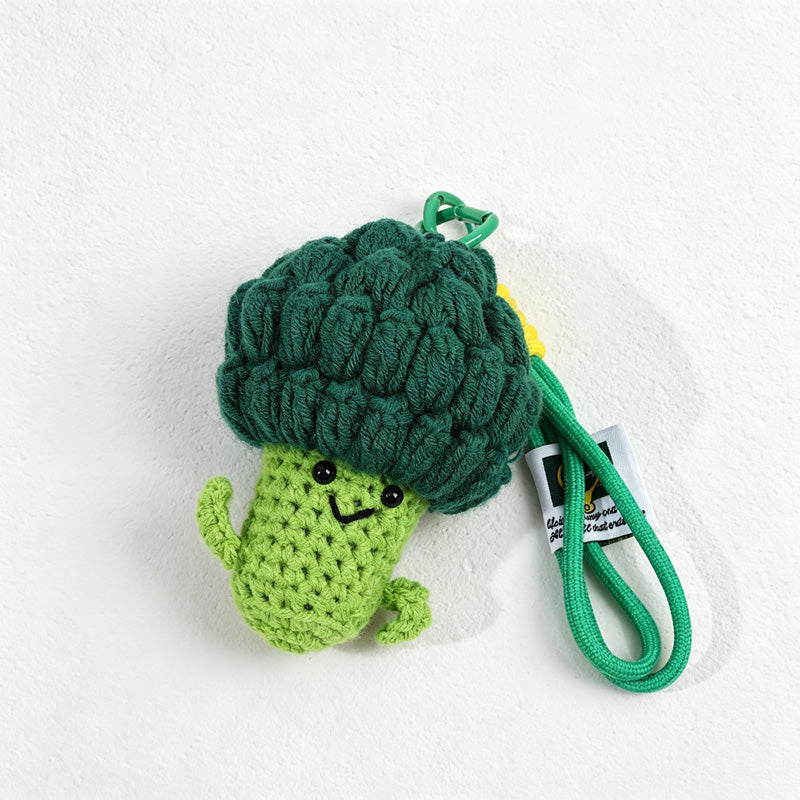 CouldNook Yarn Produce Keychain - Eight Vegetable Character Designs