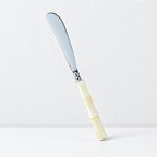 CouldNook Colored Bamboo Look Handle Flatware - Polished Dining Collection
