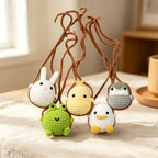 CouldNook Yarn Swing Animal Car Ornament - Seven Hanging Characters