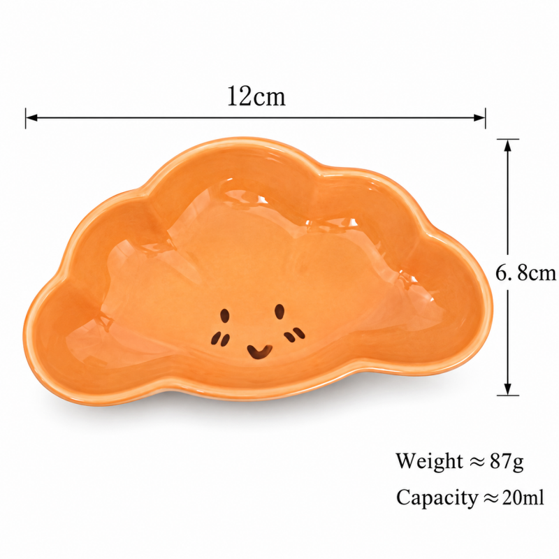 CouldNook Snack Shape Dipping Dish - Smiling Designs