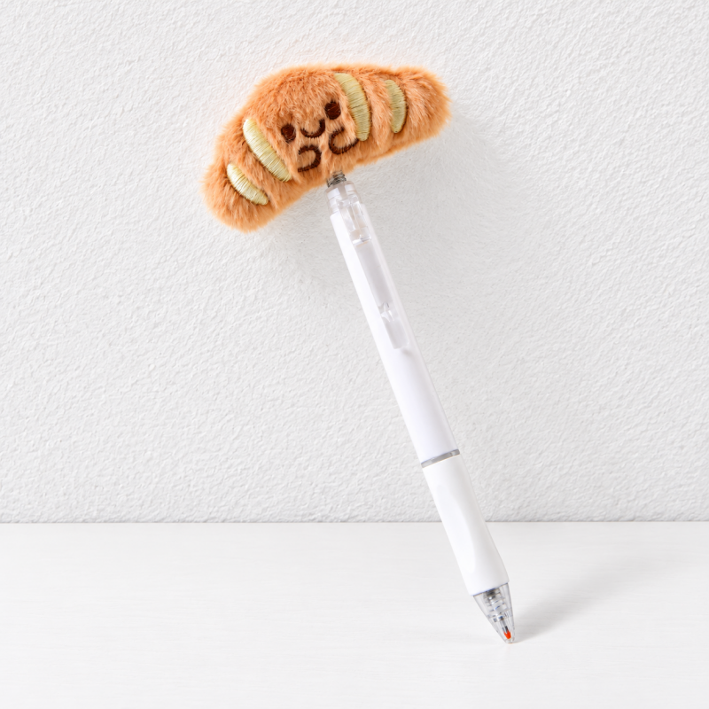 CouldNook Plush Gel Pen - Spring-Mounted Animal and Bakery Toppers