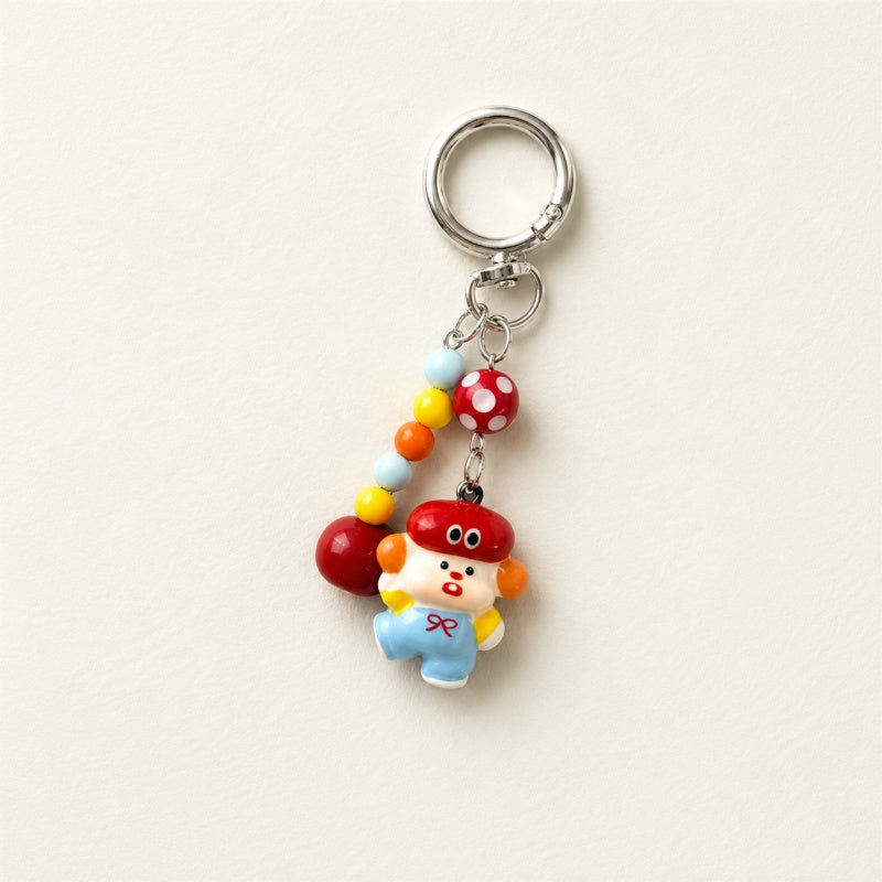 CouldNook Mixed Motif Beaded Phone Charm - Loop Cord Attachment