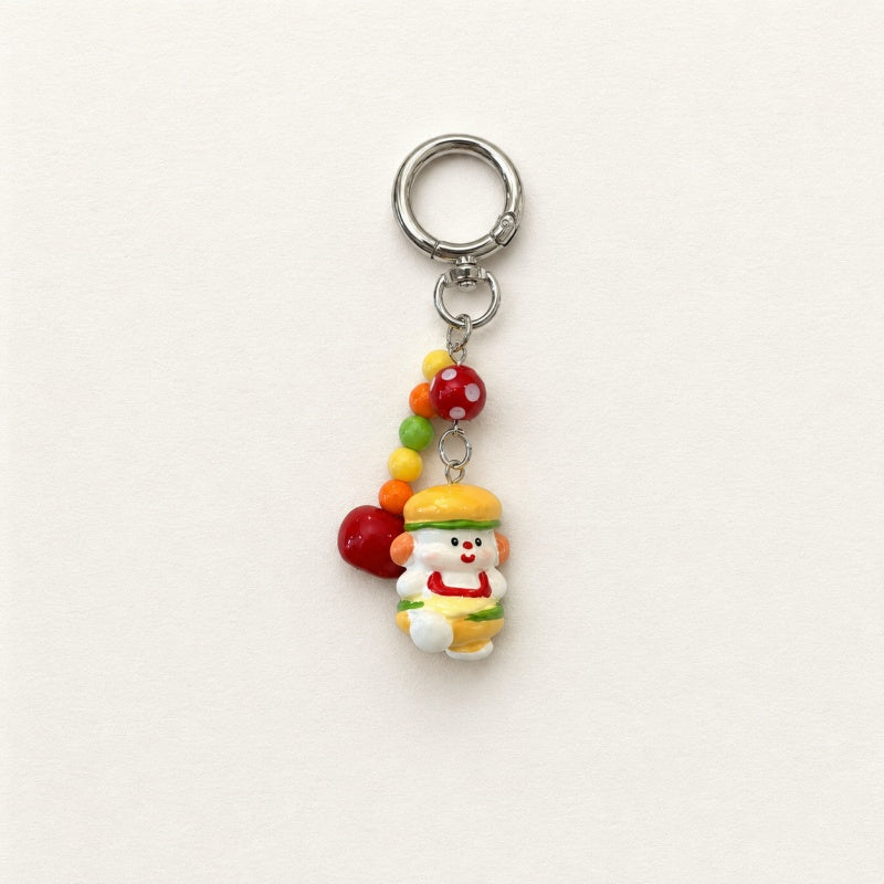 CouldNook Mixed Motif Beaded Phone Charm - Loop Cord Attachment