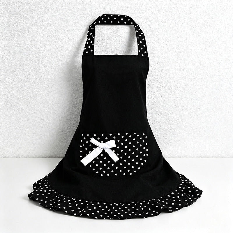 Bow Princess Backband Apron - Polyester Kitchen Apron