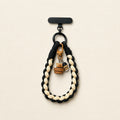 CouldNook Braided Bear Coffee Phone Lanyard - Snap Hook