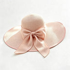 CouldNook Bow Back Sun Hat - Adjustable Wide Brim Style