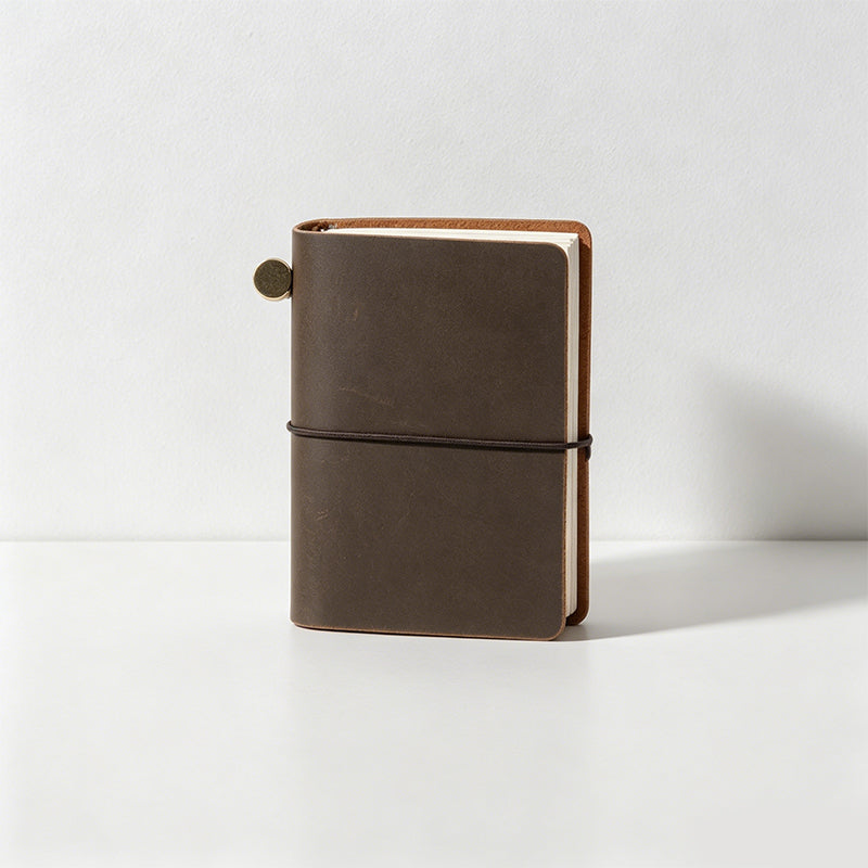 CouldNook Classic Leather Portable Diary - Compact Traveler's Journal