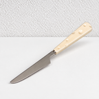 Cheese-Pattern Flatware - Ceramic Handles and Polished Heads