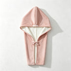 CouldNook Double Layer Satin Hair Towel Wrap - Hooded Drying Cap