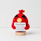 CouldNook Assorted Animal Message Figure - Wooden Display Base