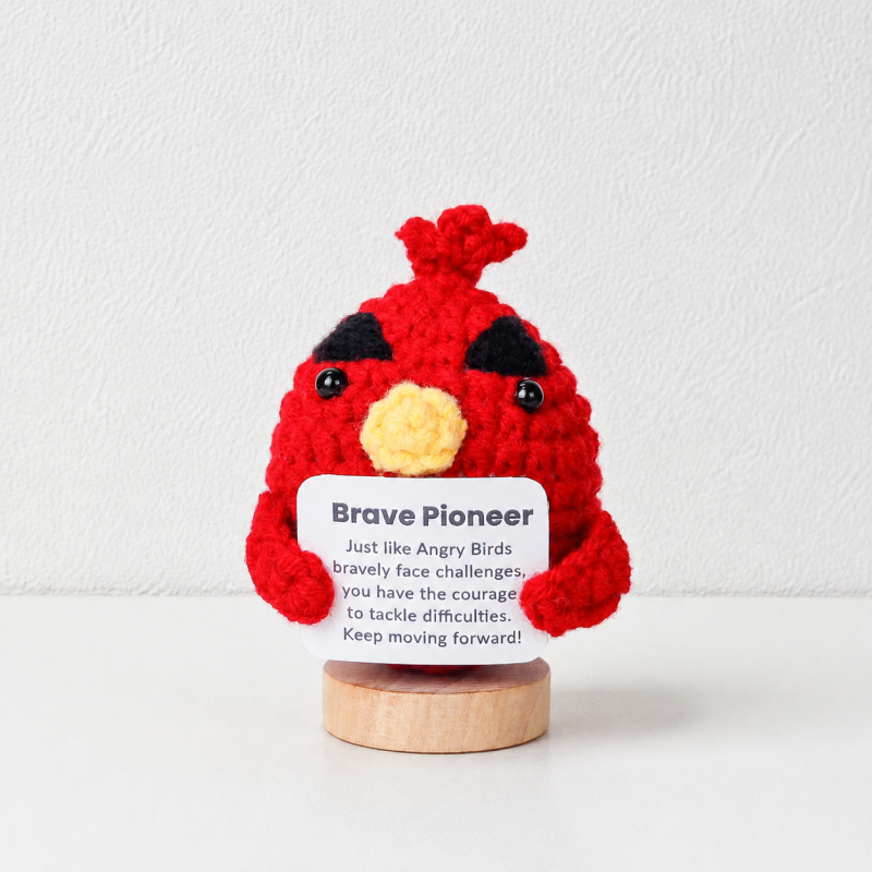 CouldNook Assorted Animal Message Figure - Wooden Display Base