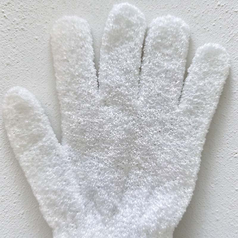 CouldNook Bath Glove - Looped Texture and Ribbed Wrist Cuff