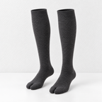 CouldNook Split-Toe Socks - Plain Calf Length