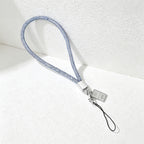 CouldNook Rhinestones Set Wrist Phone Strap with Closely Set Reflective Stones