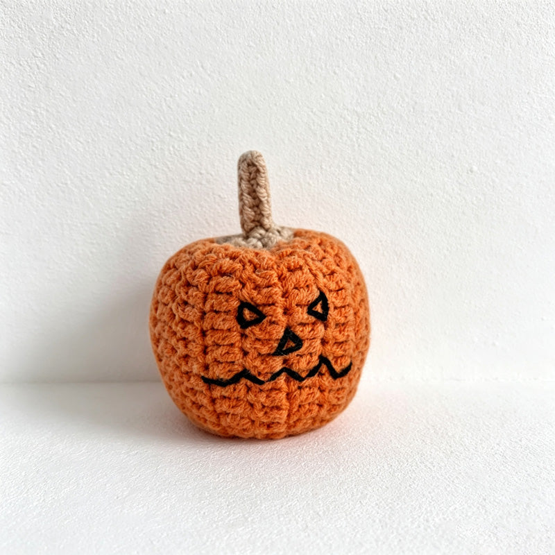 CouldNook Yarn Halloween Pumpkin Doll Ornament - Assorted Character Variations