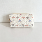 CouldNook Quilted Pattern Print Pencil Case - Vanity Storage Accent