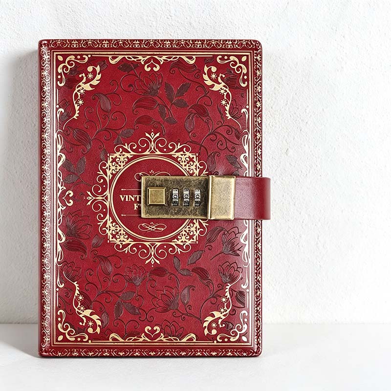 CouldNook B6 Rose Locking Journal - Gift Box Set