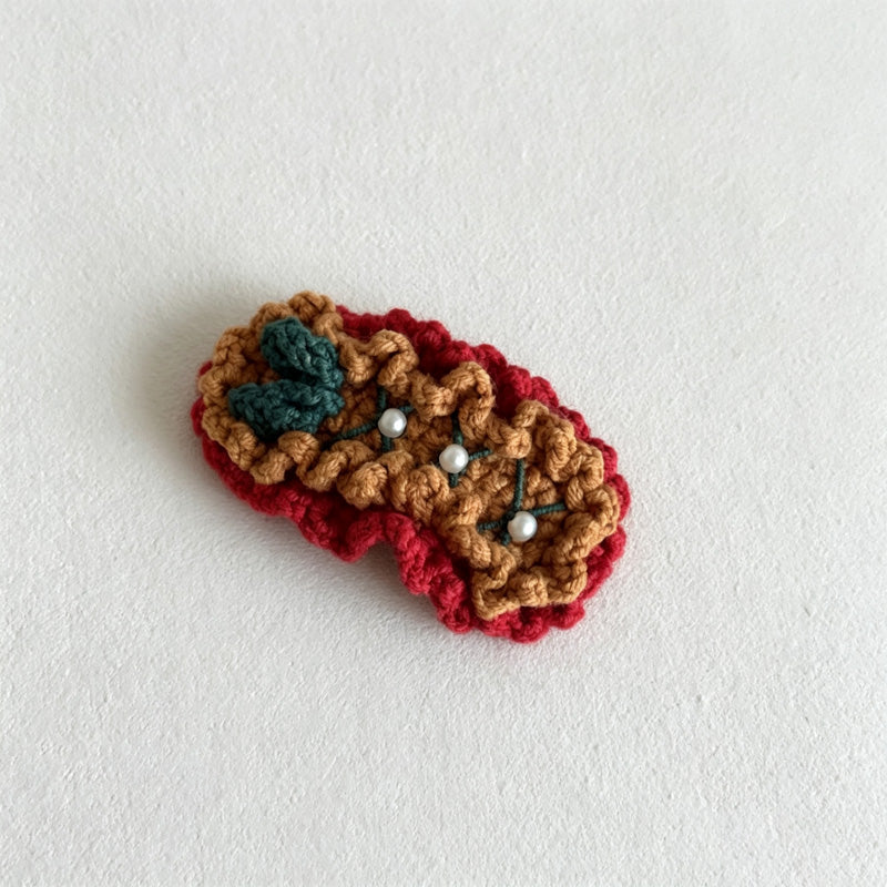 CouldNook Yarn Holiday Hair Clip - Assorted Seasonal Motifs